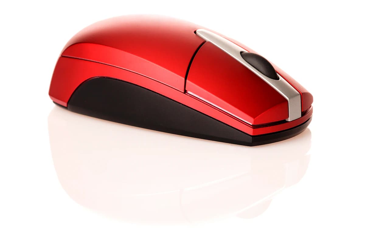 Representative photograph of a wireless computer mouse